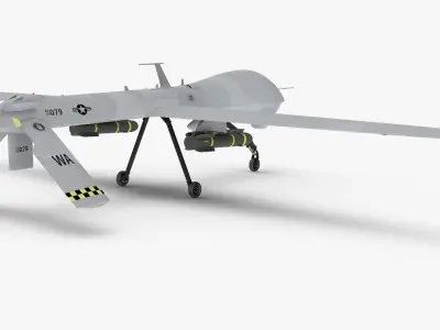 General Atomics MQ-1 Predator 3D model