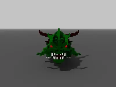 VOXEL DRAGON Low-poly 3D model purchase