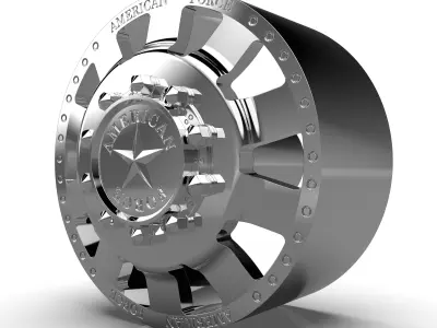 AMERICAN FORCE 23 BOLT DRW WHEEL 3D print model