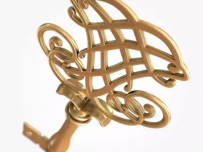 Gold Key 3D model