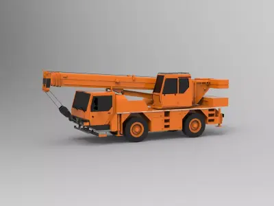 LIEBHERR Mobile Crane 3D model purchase