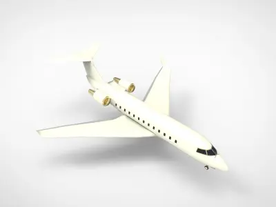 Gulfstream G650 Jet 3D model purchase