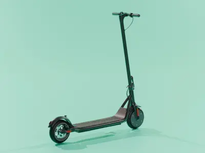Electric Scooter 3D model 2