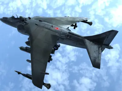 HARRIER 3D model