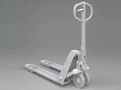 Pallet truck manual 4 3D model