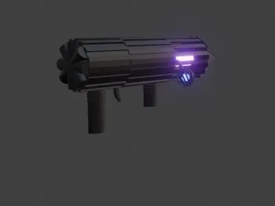 Purple gojo cannon 3D model
