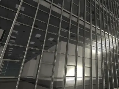 Modular Office Building 2 Low-poly 3D model
