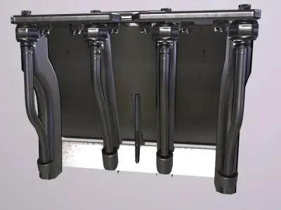 Corner Low-poly 3D model