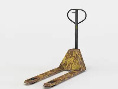 Pallet jack Low-poly 3D model get