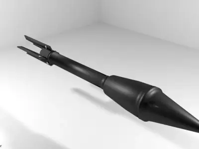 Rocket Launcher - Projectile - M7A1 3D model