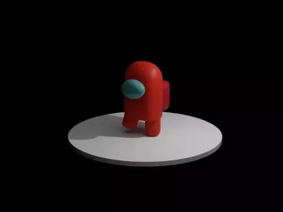 Among us imposter 3D model