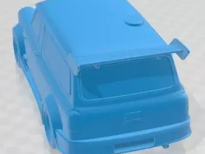 Austin Mini Van 1965 Tuning Printable Car 3D print model