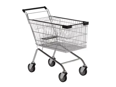 Shopping Trolley Euro 150L 3D model