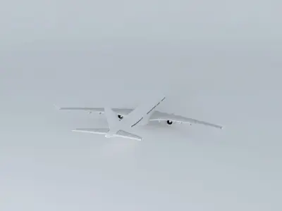 Airbus A330 200 Template Free 3D model