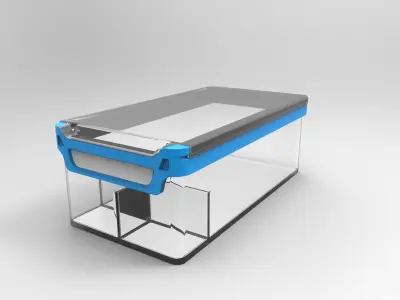 Medical storage bins 3D model