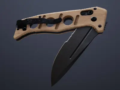 Benchmade Knives Free low-poly 3D model