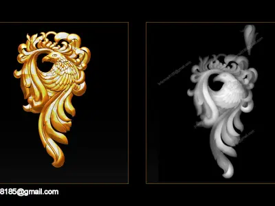 Eagle Pendant Jewelry 3D print model