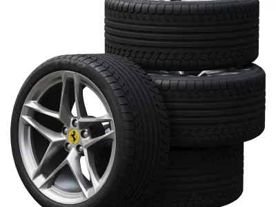 Ferrari wheels 3D model