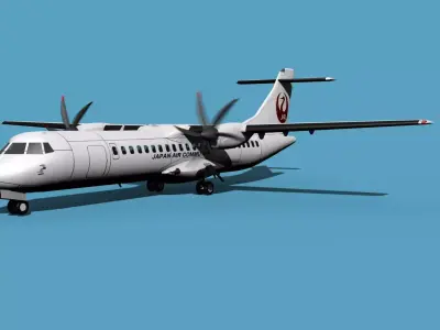 ATR  ATR-72-600 Japan Air Commuter 3D model
