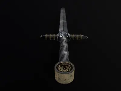 Medieval Sword 3D model buy