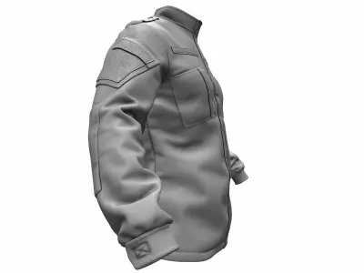 ACU Army Combat Uniform Jacket High Poly 3D model