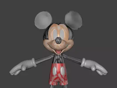 abandoded mickey 3D model