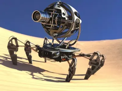 Spider robot 3D model purchase