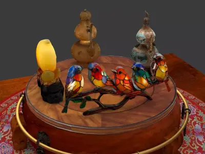 Chinese gourd  3D model