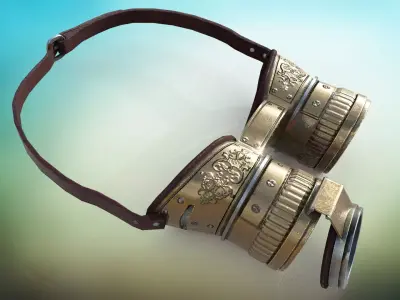  Historical Traveler Points PBR low-poly game ready Low-poly 3D model