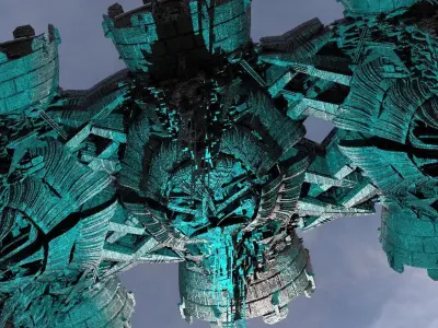 Galactic Terra former large 2  3D model