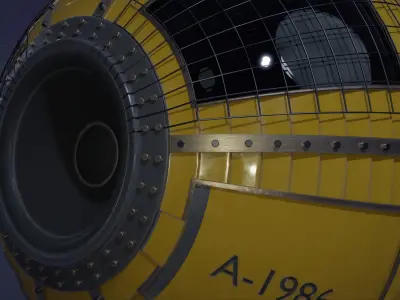 Spaceship - The A-1986 3D model