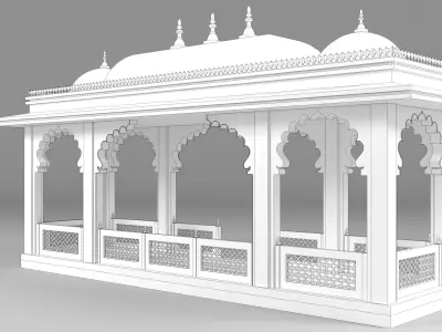 Indian Palace Dome 3D model order