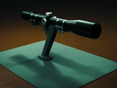 Rifle Scope 3D model