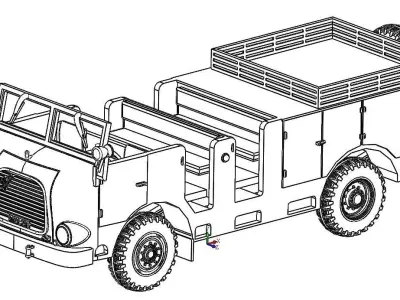 Saurer 6-GAVR-Z 3D print model