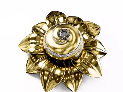 Earning jewelry 3D model