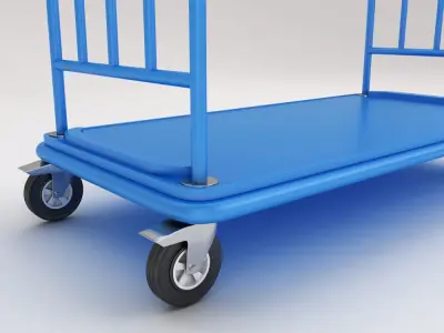 Warehouse trolley 3d model 3D model