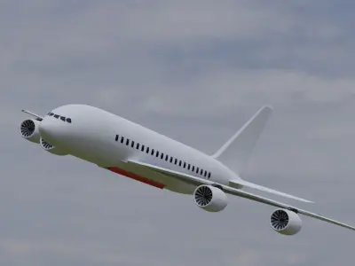 AirBus A380 3D model order