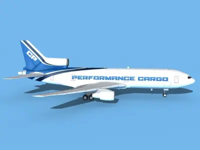 Lockheed L-1011 Perfomance Cargo 3D model