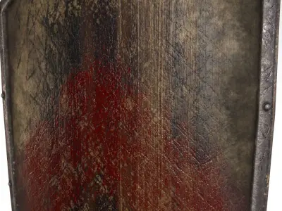 Heater Shield Low-poly 3D model purchase