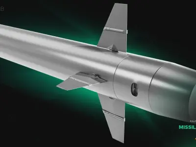 Missile CAMM 3D model
