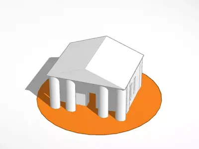 Ancient Greek Temple Free 3D print model buy