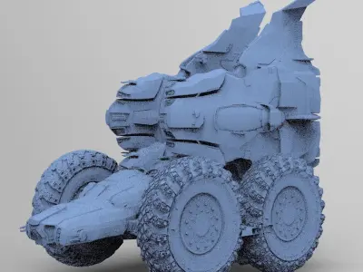 Space Roamer Mining laser craft 3  3D model