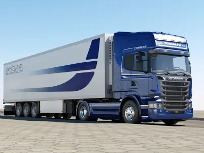 Streamline truck 2013 3D model