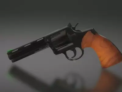 Colt Python  Low-poly 3D model purchase