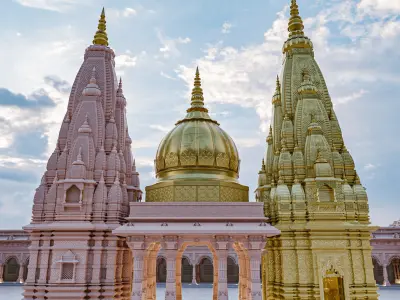 Kashi Vishwanath Temple Complex Low-poly 3D model