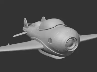 plane toy Free 3D model