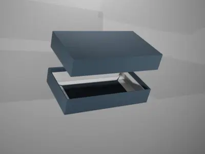 BOX packaging 3d model  3D model purchase