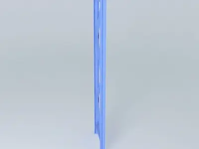 upright storage rack 3D model