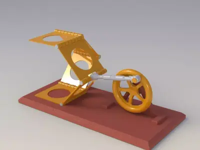 Sarrus Mechanism Free 3D model