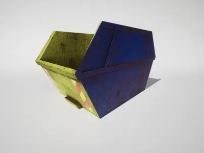 Basic Skip Low-poly 3D model